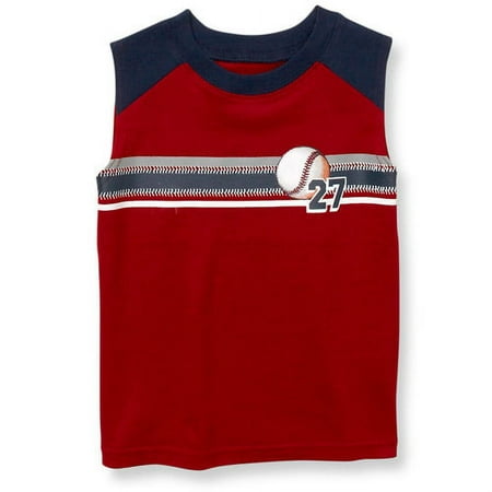 Muscle Raglan Red Tee