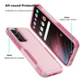 thumbnail image 2 of For Samsung Galaxy S23,S23 Ultra 5G Case ,Sturdy Phone Case for Galaxy S23 5G 6.1 inch ,Takfox Shockproof Protection Heavy Duty Armor Hard Plastic & Rubber Rugged Bumper 2-in-1 Case Cover,Pink, 2 of 6