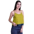 thumbnail image 2 of Moomaya Camisole Courte à Bretelles Spaghetti Imprimée pour Femmes, Hauts d'Été, 2 of 5