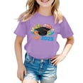 thumbnail image 3 of Hiijoy Little Girls Graduation Graphic T-Shirt Short Sleeve Crewneck T Shirt, Sizes 3-13, 3 of 3