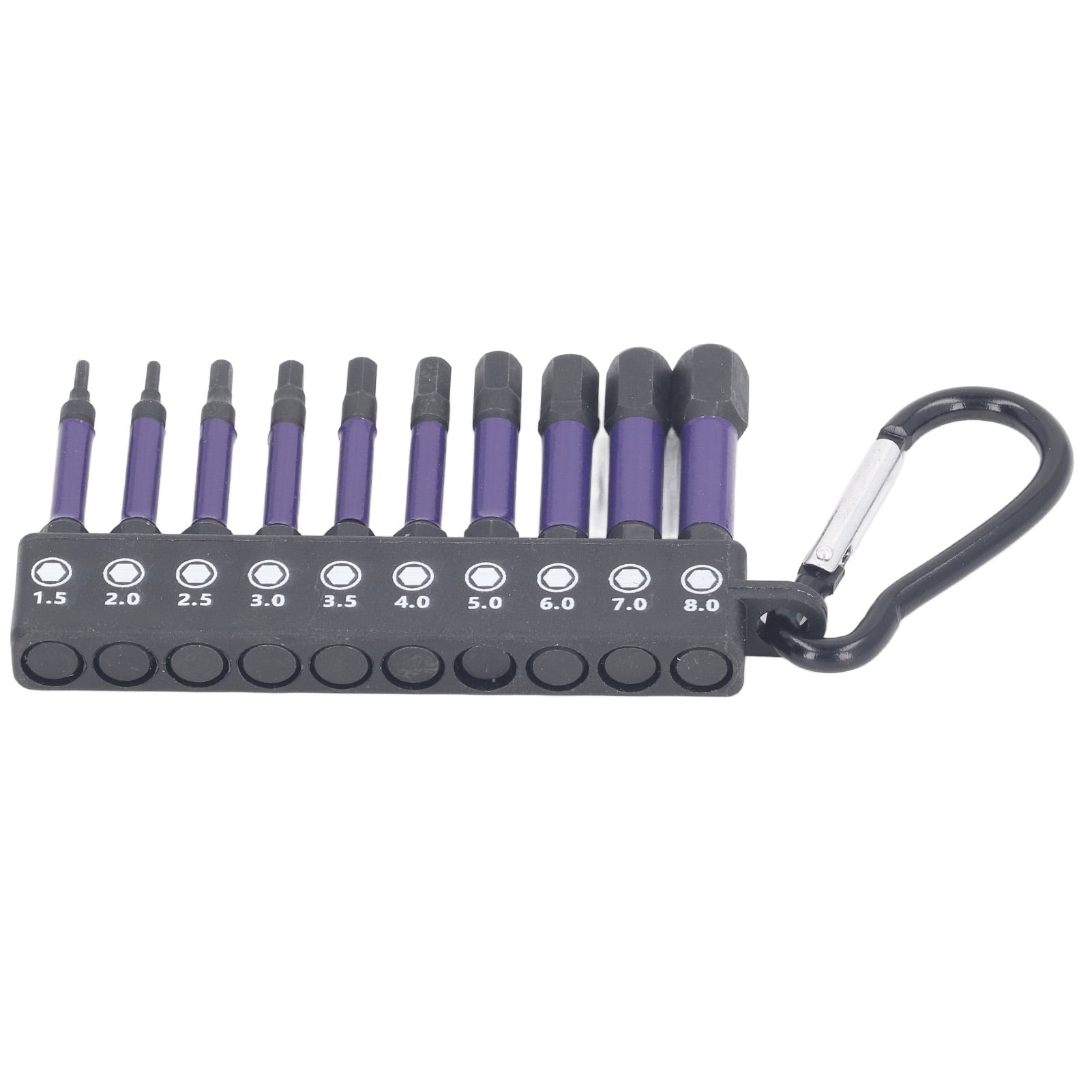 Screw Driver Bit Set, Anti Slip Screwdriver Bit 10Pcs Strong Magnetic High Torsion Portable  for Furniture Maintenance