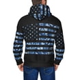 thumbnail image 5 of Zip Up Hoodies for Men - Navy Camouflage American Flag Long Sleeve Comfrt Men'S Fashion Hoodies & Sweatshirts, Jackets for Men Hoodies Pullover Clothing Clothes with Pouch, 5 of 5