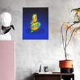 thumbnail image 3 of Lsque Geometry Dash Pattern Decorative Picture – Unique Modern Wall Art, Ready-to-Hang Canvas Print for Home (Vertical), 3 of 6