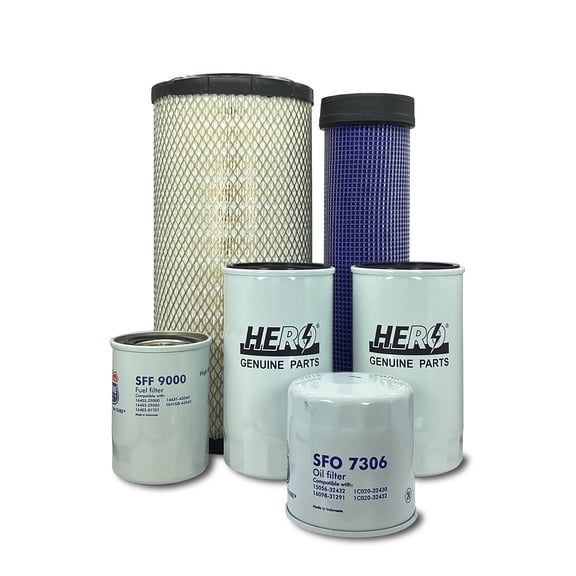 HERO® Maintenance Filter Kit For Kubota M9960HF Tractor