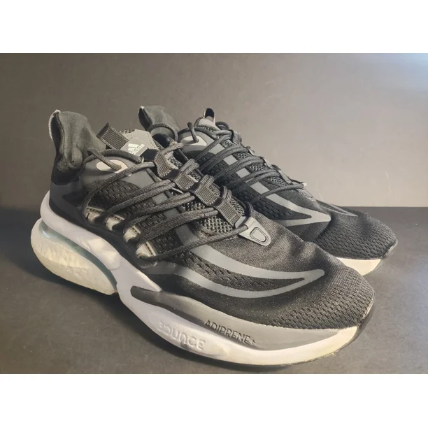 Adi-das AlphaBoost V1 Black Grey White Road Running Sports Shoes HP2758 Menys 12
