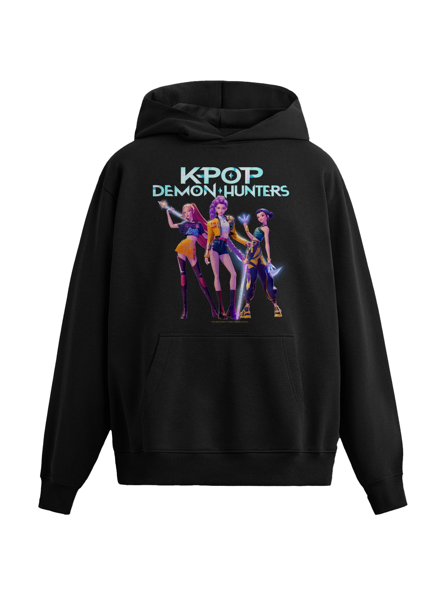 K-Pop Demon Hunters, Men's & Big Men's Graphic Hoodie, Hero Group, Sizes S-3XL