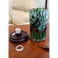 thumbnail image 6 of 11" Tiffany Style Red Tulips Accent Table Lamp, 6 of 6