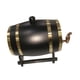 thumbnail image 2 of Barril de vino de roble con soporte, barril de vino, estilo vintage, barril de envejecimiento de roble, dispensador de cerveza para bebidas , 1.5L, 2 of 9
