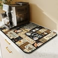 thumbnail image 5 of Fun Coffee Mat 23inx15in,Coffee Bar Mat for Countertops,Absorbent Hide Stain Anti-Slip Coffee Bar Accessories Fit Under Coffee Machine Mat,dish Drying Mats for Kitchen, 5 of 5