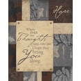 thumbnail image 2 of Grey, Jace 26x31 Gold Ornate Wood Framed with Double Matting Museum Art Print Titled - Hope2 Clean Edge, 2 of 4