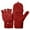 Red, variant on Winter Half Finger Knitted Gloves Mittens for Cold Weather Warmth and Comfortable Touchscreen Use Size:One Size