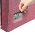 thumbnail image 7 of Sorbus Jumbo Storage Bins with Metal Frame Stackable Foldable Clothes Organizer Bags Oxford Fabric & Clear Window & Handles- 4Pk, 7 of 7