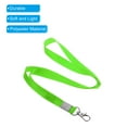 thumbnail image 4 of Uxcell 16.93" x 0.59" Neck Lanyards with Swivel Hook Clip for ID Badge Keys Fluorescent Green 20 Pack, 4 of 5