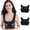 Black bras for women, variant on Wycnly Sports Bras for Women 2pcs Breathable Comfort Stretchy Plus Size Push up Yoga Bralettes Ladies Lightly Lined Seamless Wireless Bras Wireless Bra Bras