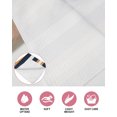 thumbnail image 6 of Orange Navy Blue Striped Kitchen Dish Towels for Drying Dishes Set of 4, Minimalist Farmhouse Lines Waffle Weave Microfiber Hand Tea Bathroom Towels Quick Dry & Absorbent Towel 12x12, 6 of 7