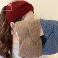 thumbnail image 4 of Women's Headband Teddy Fur Look with Twist Knot Detail Soft Elastic Winter Headband Warm Headband Ear Warmers 56-59 cm, 4 of 7