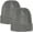 2 Packs Grey, variant on 2 Packs Unisex Beanie Hats for Men and Women Knit Winter Beanies