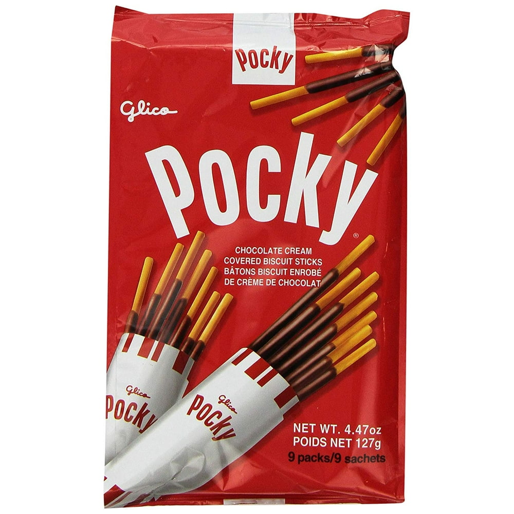 Glico Pocky Chocolate, Family Pack Party Pack, 9 Pack
