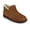 Dark Brown, variant on Lammbock 'Shearlock' luxurious lambskin slippers, camel brown