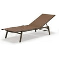 thumbnail image 2 of YODOLLA Patio Metal Lounge Chairs for Outside Adjustable Outdoor Chaise Lounge for Outside Pool-Brown, 2 of 7