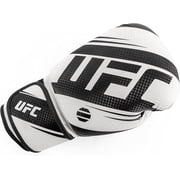 UFC Performance Rush Training Gloves - 14oz, White - Enhanced Performance, Protection and Durability in Boxing, MMA, Muay Thai, Kickboxing, Heavy Bag Training - Intermediate Level