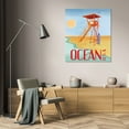 thumbnail image 3 of Paul Brent 36x44 Gallery Wrapped Canvas Wall Art Titled - Beach Watch II, 3 of 4