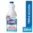 thumbnail image 1 of Cloro Blanqueador Desinfectante Clorox Original 930ml, 1 of 4