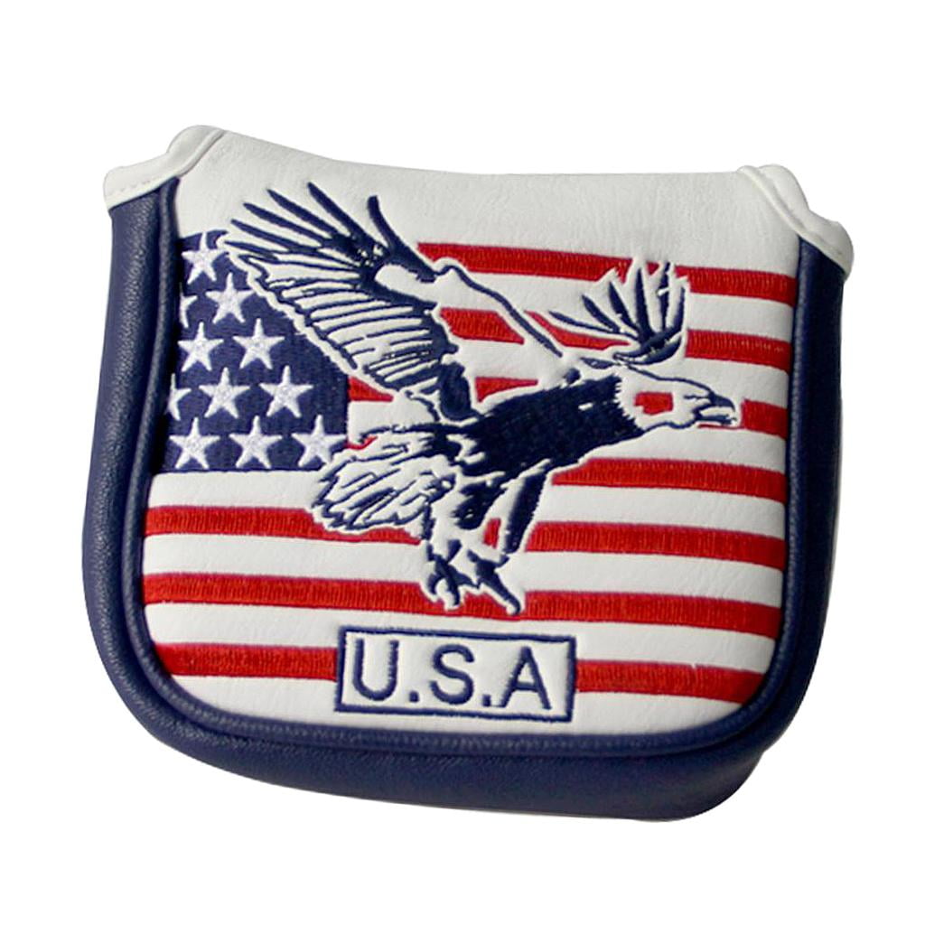 funtasica Golf Putter Cover Blade Putter Headcover Golf Club Putter Head Covers Magnetic Closure Leather For Smaller Mallet Putters