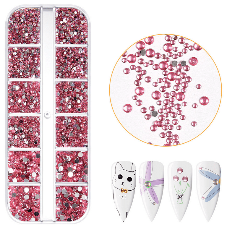 Nail Art Rhinestones & Gemstones Kit, Includes 60pcs Special Shaped  Rhinestone And 740pcs Faceted Flatback Rhinestone For Nails, Crafts,  Makeup, Face, Clothes, Shoes, Etc.