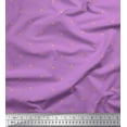 thumbnail image 1 of Soimoi polyester Crepe Fabric Star,Leaves & Tulip Floral Print Sewing Fabric Yard 42 Inch Wide, 1 of 1