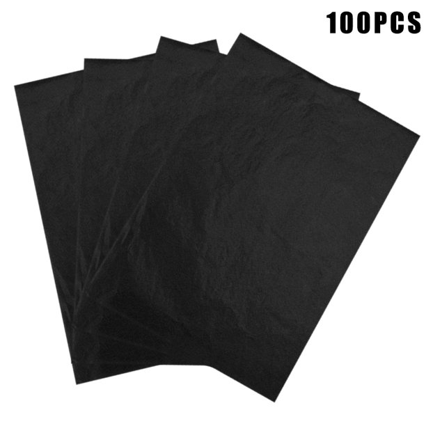 100 Pcs Carbon Paper Transfer Copy Sheets Graphite Tracing A4 for Wood