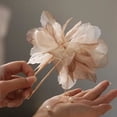 thumbnail image 5 of Adornos para el pelo con flores de seda modernas de Super Fairy, gasa multicapa, horquilla para el pelo con flecos en forma de U, para la cabeza de Marubeni dulce Mori, 5 of 5
