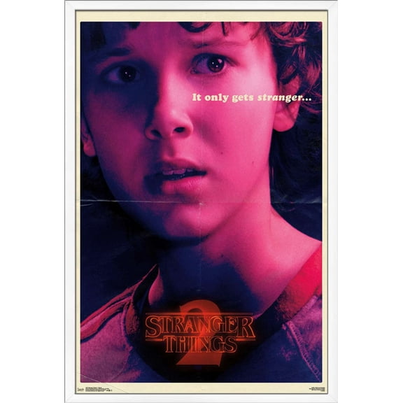 Netflix Stranger Things: Season 2 - Eleven Wall Poster, 22.375" x 34", Framed