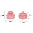 thumbnail image 5 of 10Pcs Biscuit Mold,Halloween Ghost Shaped Cookie Cutters,Chocolate Fondant Baking Mold for Kitchen, 5 of 10