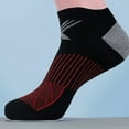 thumbnail image 5 of Compression Socks - Ankle High for Running, Athtletics, Travel - 6 Pair, 5 of 5