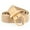 Khaki, variant on Deago Braided Belts for Men Women Stretch Elastic PU Leather Woven Belts for Casual Golf Jeans - Black