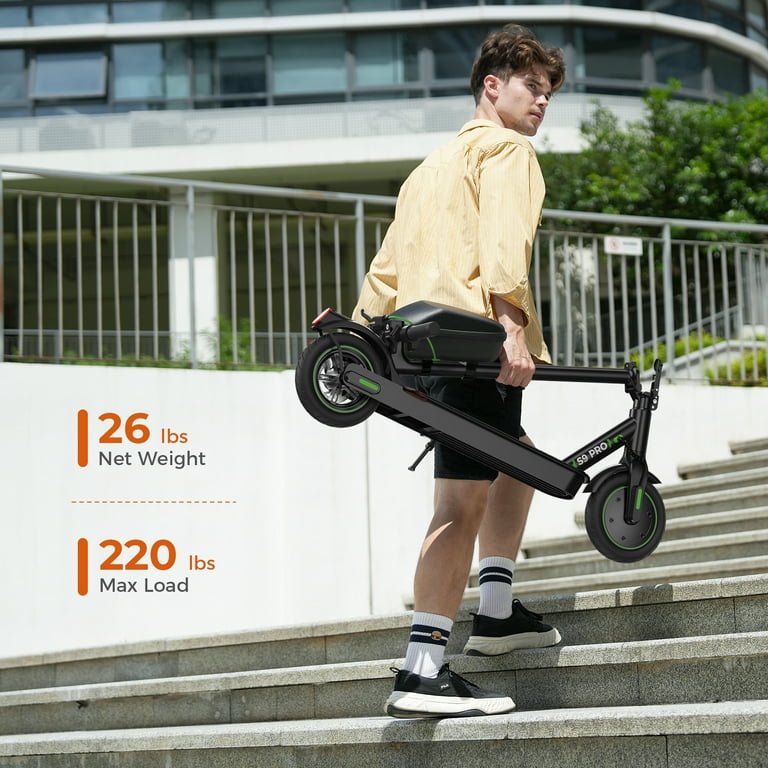 iSinwheel S9Pro Electric Scooter, 18.6 MPH, Up To 21 Miles Long Range, 350W  Motor E Scooter, App Control, 8.5-inch Inflatable Tires, 7.5Ah Battery Electric  Scooter Adult