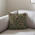 thumbnail image 2 of Peach X Pearl Co Woven Deep Green Decorative Throw Pillow, 17 X 18, 2 of 4