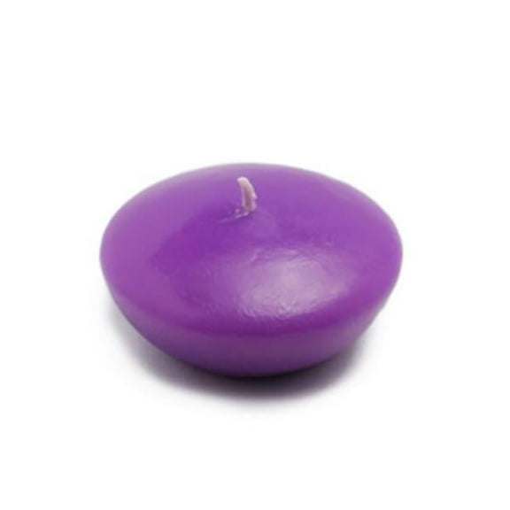 Jeco CFZ-062-6 3 in. Floating Candles, Purple - 72 Piece