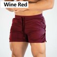 thumbnail image 1 of Men?s Gym Shorts Pants Training Running Sport Workout Lace-up Pockets Fitness Basketball Boxer, 1 of 4