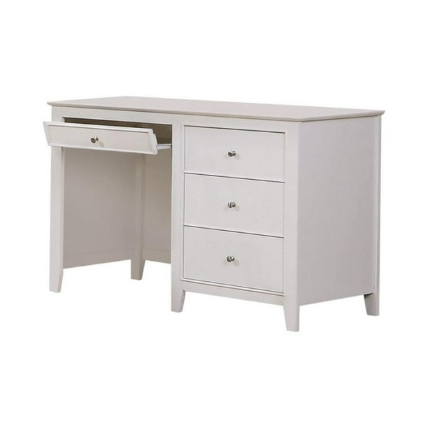 Computer Desk with Drawer Storage White