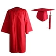 thumbnail image 3 of 2022 Adulte Fermeture Éclair Université Académique Robe de Collation des Grades Casquette en Mortier, 3 of 5