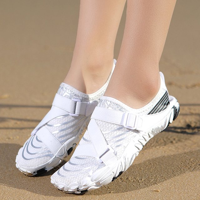 Zapatos de buceo transpirables Zapatos de correr para mujeres y hombres (blanco38) Likrtyny Tenis De Mujer Tenis De Hombre