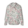 thumbnail image 3 of Daiia Fairy Floral UPF 50+ Sun Protection Hoodie Jacket Lightweight Long Sleeve Sun Shirt for Women Men with Pocket Hiking Outdoor-, 3 of 9