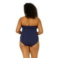 thumbnail image 6 of Anne Cole Plus - Twist Front Shirred One Piece, 6 of 10