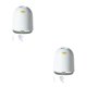 thumbnail image 1 of Ounissouiy Humidificador de aire eléctrico alimentado por USB de 250ML con luz nocturna, difusor de apagado portátil, ambientador para interior de coche Blanco 2piezas Ounissouiy CBP379001, 1 of 6