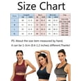 thumbnail image 3 of KingShop Women Sports Bra Vest Tank Double Layer Crossback Yoga Jogging Yoga Underwear Padded Bras, 3 of 6