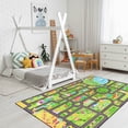 thumbnail image 5 of Sorbus Car Mat - 60" x 79" Extra Large City Road Play Rug for Kids, Washable Carpet for Travel, 5 of 9