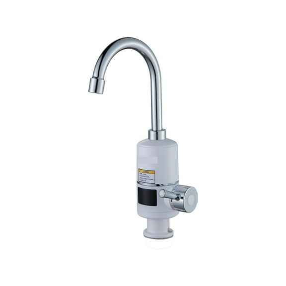 Electric Basin Faucet Hot,Water Heater Instant Hot Water Tap,Basin Tankless Water Heaters With Temperature Display