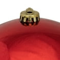 thumbnail image 2 of Northlight 8" Shatterproof Shiny Christmas Ball Ornament - Red, 2 of 3